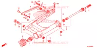 SWINGARM   CHAIN CASE for Honda SHADOW VT 750 AERO 2015