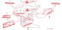 STICKERS (CBR400RRL) for Honda CBR 400 RR 1990