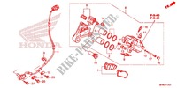 REAR BRAKE CALIPER (VT1300CRA/CXA) for Honda VT 1300 C FURY ABS RED 2017