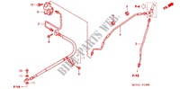 BRAKE LINES  for Honda VTX 1800 R Silver crankcase 2004