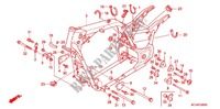 FRAME for Honda VTX 1800 R Black crankcase, Chromed forks cover, Radiato cover black 2004