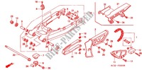 SWINGARM   CHAIN CASE for Honda XR 250 BAJA 2002