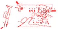 HANDLE SWITCH   LEVER   CABLE   GRIP for Honda XR 250 R 1987
