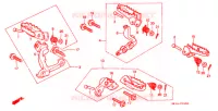 PEDAL for Honda XR 250 R 1987