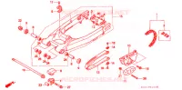 SWINGARM   CHAIN CASE for Honda XR 250 R 1996