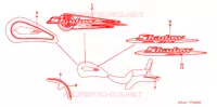 EMBLEM/STRIPE  for Honda VT 1100 SHADOW SPIRIT 1999