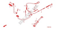 KICK STARTER ARM   BRAKE PEDAL   GEAR LEVER for Honda WAVE 125 S, Electric start 2009