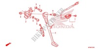 MAIN STAND   BRAKE PEDAL for Honda CB 1000 R 2012