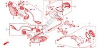 INDICATOR (CBR1000RR9,A,B/RA9,A,B) for Honda CBR 1000 RR FIREBLADE BLACK 2011