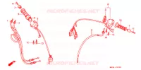 HANDLE SWITCH   LEVER   CABLE   GRIP for Honda HURRICANE 1000 CBR 1991