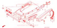 SWINGARM   CHAIN CASE for Honda CBR 1000 F 1996