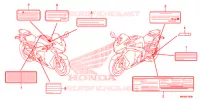 CAUTION LABEL (1) for Honda CBR 1000 RR CABS 2015