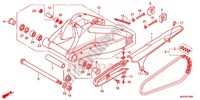 SWINGARM   CHAIN CASE for Honda CBR 1000 RR REPSOL 2013