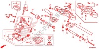 HANDLEBAR   TRIPLE CLAMP   STEERING STEM (CBR1000RR/RA/S'14) for Honda CBR 1000 RR WHITE 2014