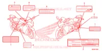 CAUTION LABEL (1) for Honda CBR 1000 SP REPSOL 2015