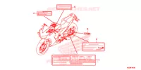 CAUTION LABEL (1) for Honda CBR 300 ABS 2016