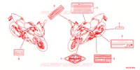 CAUTION LABEL (1) for Honda CBR 400 R 2016