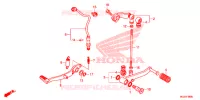 PEDAL for Honda CBR 500 R ABS 2013
