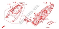 SEAT   REAR COWL for Honda CBR 600 RR ABS BLACK 2011