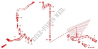 BRAKE PEDAL for Honda CBR 600 RR RED 2012