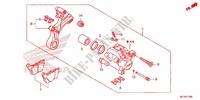 REAR BRAKE CALIPER for Honda CBR 600 RR RED 2012