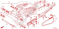 SWINGARM   CHAIN CASE for Honda CBR 600 RR RED 2012
