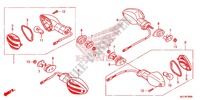 INDICATOR (2) for Honda CBR 600 RR ABS RED 2013