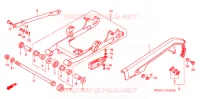 SWINGARM   CHAIN CASE for Honda CG 125 CARGO 2003
