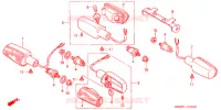 INDICATOR (2) for Honda CG 150 TITAN PARTIDA ELÉTRICA, FREIO A DISCO DIANTEIRO 2007