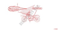 STICKERS for Honda REBEL 250 2014
