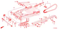SWINGARM   CHAIN CASE for Honda REBEL 250 2014