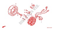 LEFT CRANKCASE COVER   ALTERNATOR (2) for Honda REBEL 250 2000