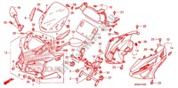 SEAT   REAR COWL for Honda CBF 600 FAIRING ABS 2011
