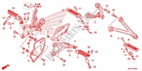PEDAL for Honda CBR 1000 RR ABS RED 2012