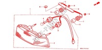 TAILLIGHT (2) for Honda CBR 600 F 1987