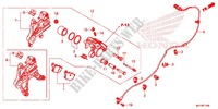 REAR BRAKE CALIPER for Honda AFRICA TWIN 1000 DCT RED 2016