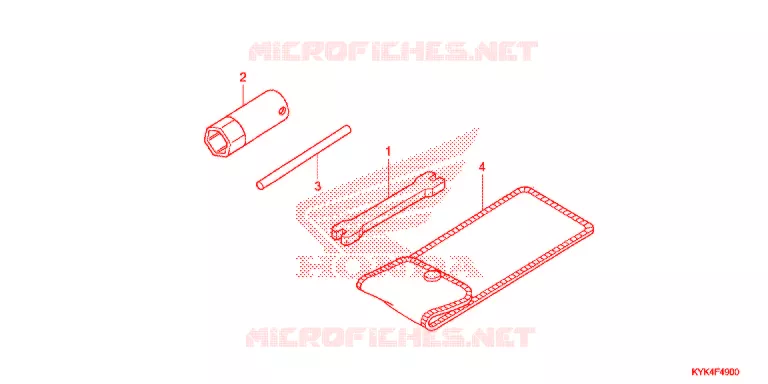 TOOLS - BATTERY BOX Honda MOTO 110 CRF 2013  CRF110FD