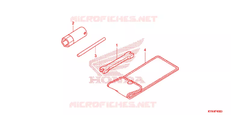 TOOLS - BATTERY BOX Honda MOTO 110 CRF 2016  CRF110FG