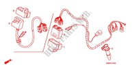 WIRE HARNESS/BATTERY for Honda CRF 250 R RED 2008
