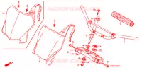 HANDLE PIPE/TOP BRIDGE (2) for Honda CRF 250 R 2008