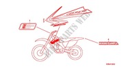STICKERS ('09) for Honda CRF 250 R 2009