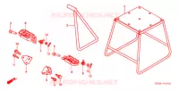 FOOT REST   STAND for Honda CR 125 R 2005