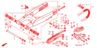 SWINGARM   CHAIN CASE for Honda CR 125 R 2005