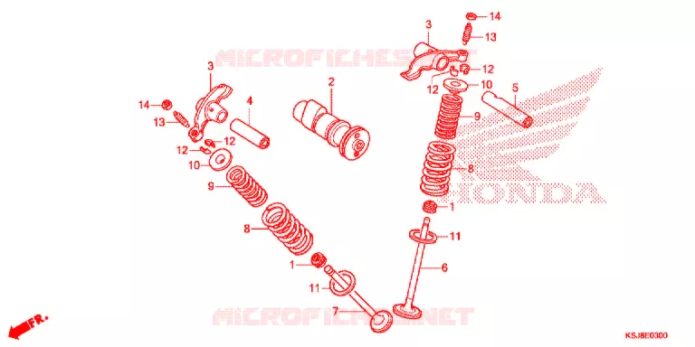 CAMSHAFT Honda MOTO 100 CRF 2012  CRF100FC
