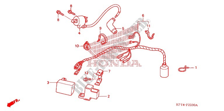 WIRE HARNESS ('03 '05) for Honda CRF 150 F 2003