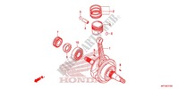 CRANKSHAFT for Honda CRF 150 F 2015
