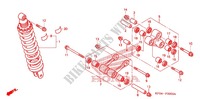 REAR SHOCK ABSORBER (2) for Honda CRF 230 F 2012