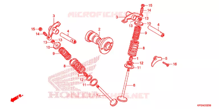 CAMSHAFT Honda MOTO 230 CRF 2012  CRF230FC