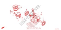 CRANKSHAFT for Honda CRF 230 F 2015