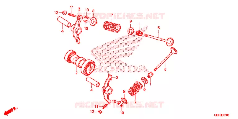 CAMSHAFT Honda MOTO 50 CRF 2013  CRF50FD